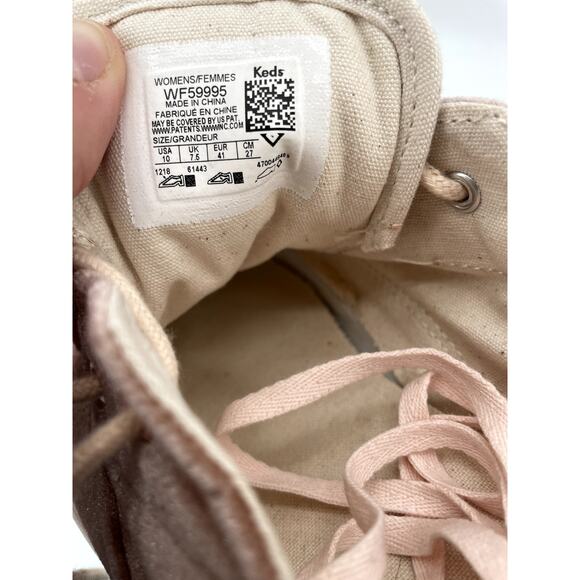 KEDS Velvet Rise Platform Sneakers in Light Pink // 10 - Picture 10 of 10